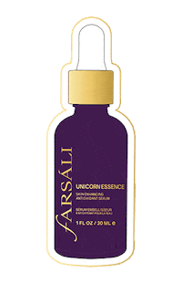 farsalifam makeup skincare unicorn serum Sticker
