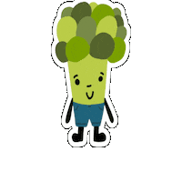 CityofMoscow broccoli moscow farmers market brocc the broccoli Sticker
