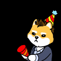 DogelonMars party dog meme celebrate GIF