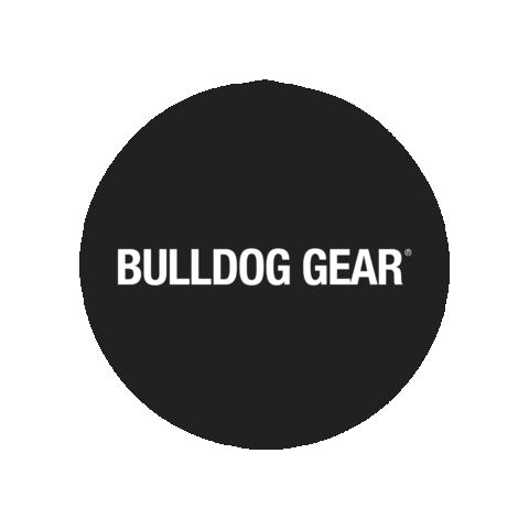 Bulldoggear giphygifmaker bulldog bulldog gear Sticker