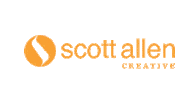 scottallencreative logo design marketing brand Sticker