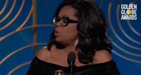 oprah winfrey we all know that the press is under siege these days GIF by Golden Globes