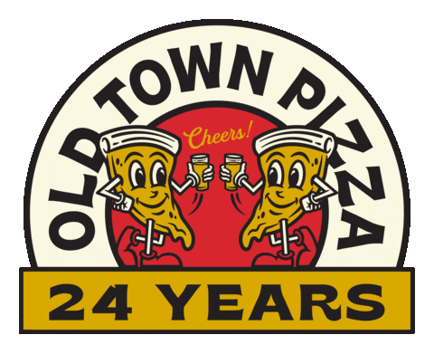 Happy Cheese Pizza Sticker by oldtownpizza