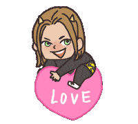 Hachi Love Sticker