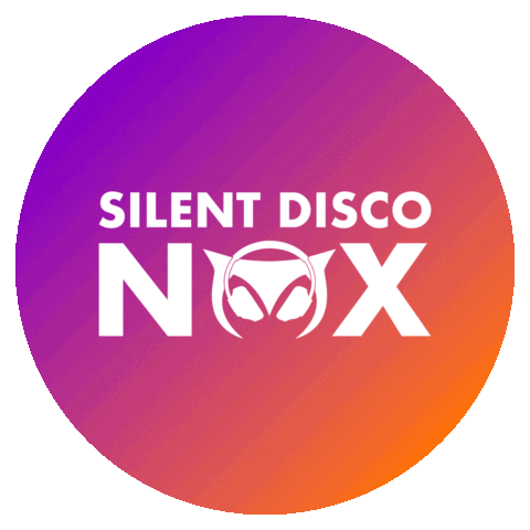 SilentDiscoNOX giphyupload logo nox silentdisco Sticker