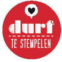 Durftestempelen Sticker