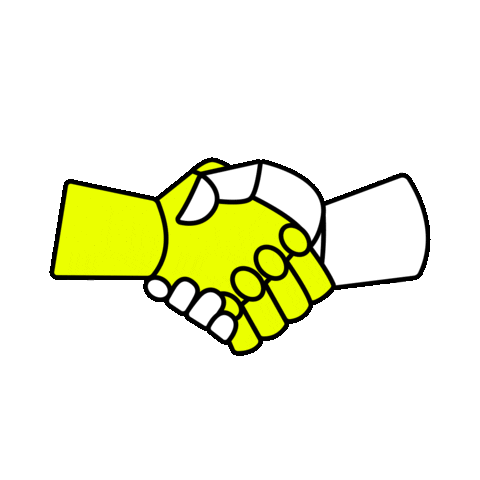 fwdobsessed deal complete shake hands entreprenuer Sticker