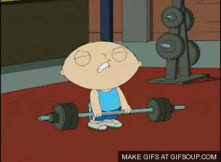Stewie Griffin Gym GIF