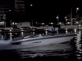 miamivice 80s action miami vice speed boat GIF