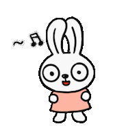 Bunny Omg Sticker
