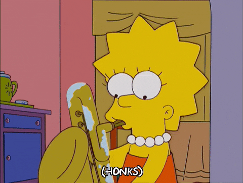 playing lisa simpson GIF