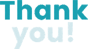Thanks Thank You Sticker by Sheila Streetman