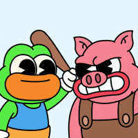 Stop Fighting GIF by Franky The Frog