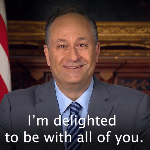 I'm delighted to be with all of you.