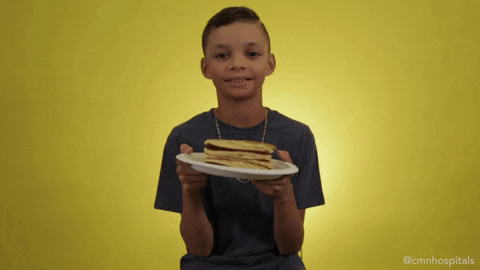 Pancakes Devin GIF by Children's Miracle Network Hospitals