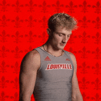 Track Field Go Cards GIF by Louisville Cardinals