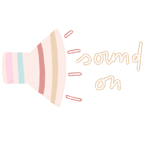 Can You Hear It Lettering Sticker by hello matze illustrations