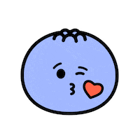 Love You Kiss Sticker by Kudaberi