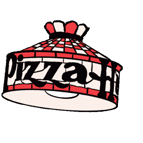 Vintage Lamp Sticker by Pizza Hut