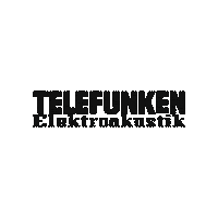TelefunkenUSA telefunken telefunken elektroakustik telefunken usa telefunken mics Sticker