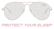 Blueblockers Sticker by Red Light Rising