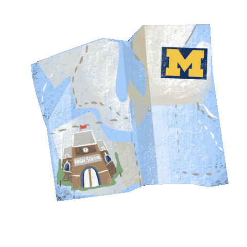 Go Blue U Of M Sticker by University of Michigan