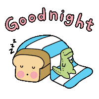 Sleepy Good Night Sticker by Loof and Timmy