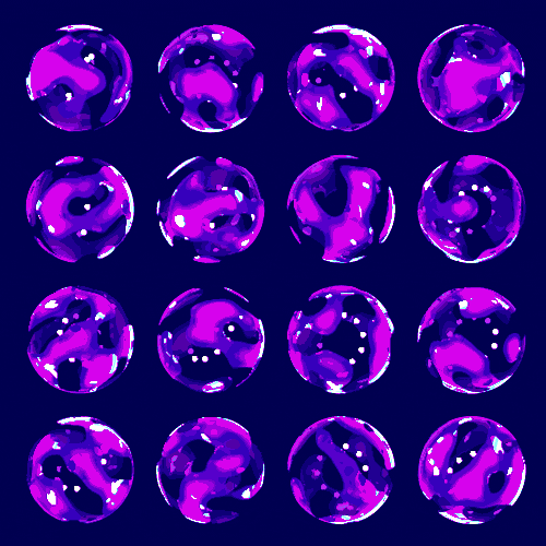 michaelshillingburg giphyupload poison goop grape jelly orbs bubbles abstract design illustration michaelshillingburg michael shilli GIF