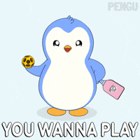 Sport Serve GIF by Pudgy Penguins