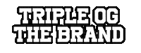 TRIPLEOGTHEBRAND triple og tripleog tripleogthebrand triple og the brand Sticker