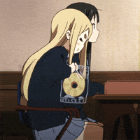 Nervous K-On GIF