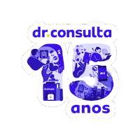 drconsulta 15anos drc drconsulta aniversariodrc Sticker