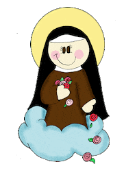 Santa Teresinha Catolica Sticker by ateliermaosdemaria