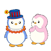 Happy Lets Go Sticker by Pudgy Penguins