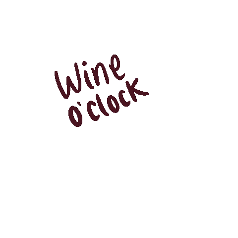 Wine O Clock Sticker
