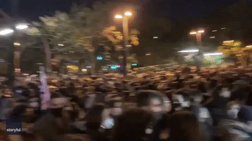 Barcelona Demonstration Turns Violent After Spanish Rapper Jailed