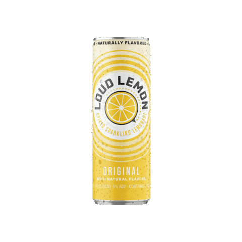 drinkloudlemon giphygifmaker lemon original sparkling Sticker