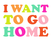 I Want To Go Home Wallflower Sticker