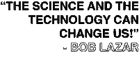 Bob Lazar Ufo Sticker by Jeremy Kenyon Lockyer Corbell