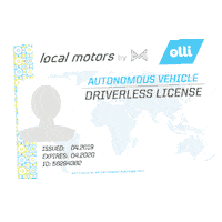 3d printing olli Sticker by Local Motors