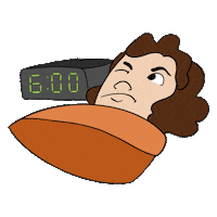 Clock Wakeup Sticker