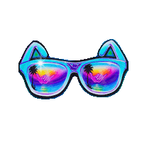aegpresents sunglasses shades hangout hangout music festival Sticker