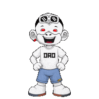 Best Dad Sticker by Zhot