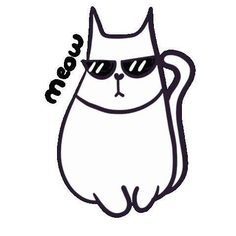 Cat Kitty Sticker by Bananadesign