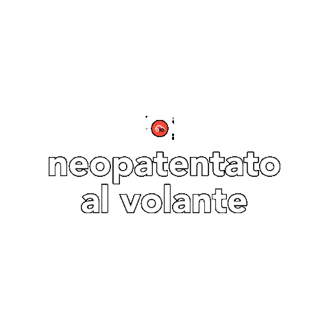 guidoio giphygifmaker autoscuola volante guidare Sticker