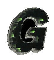 Glitch G Sticker by #BASILIO
