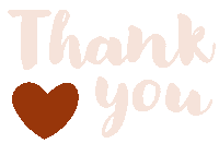 Thanks Love Sticker by Denyza Tulum Photography