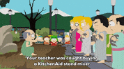 eric cartman crowd GIF by South Park 