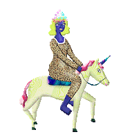 Leopard Print Queen Sticker by JordanBruner