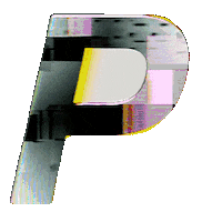 Glitch Alphabet Sticker by #BASILIO